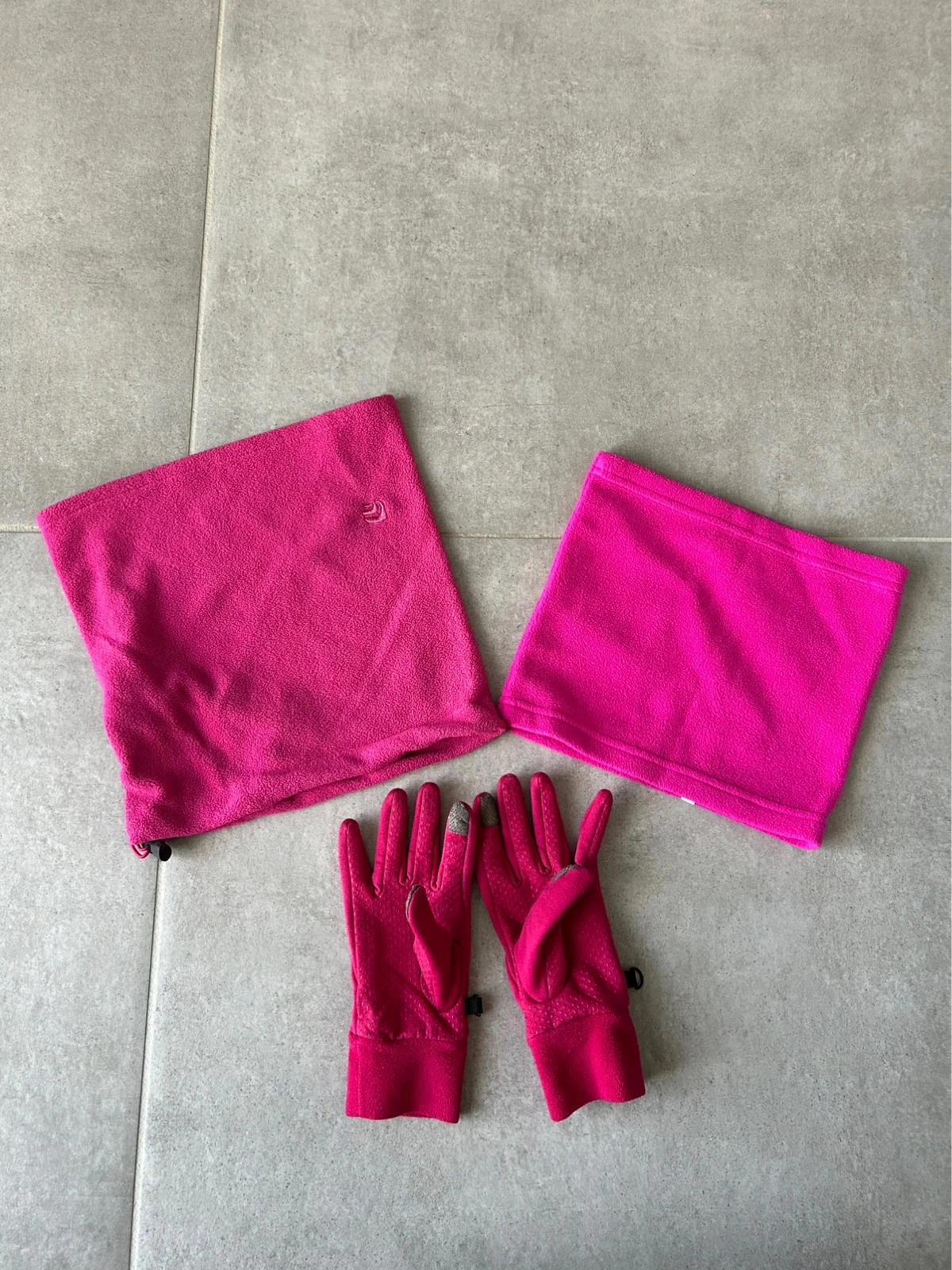 Bufanda y guantes rosa Wed'ze – photo 2